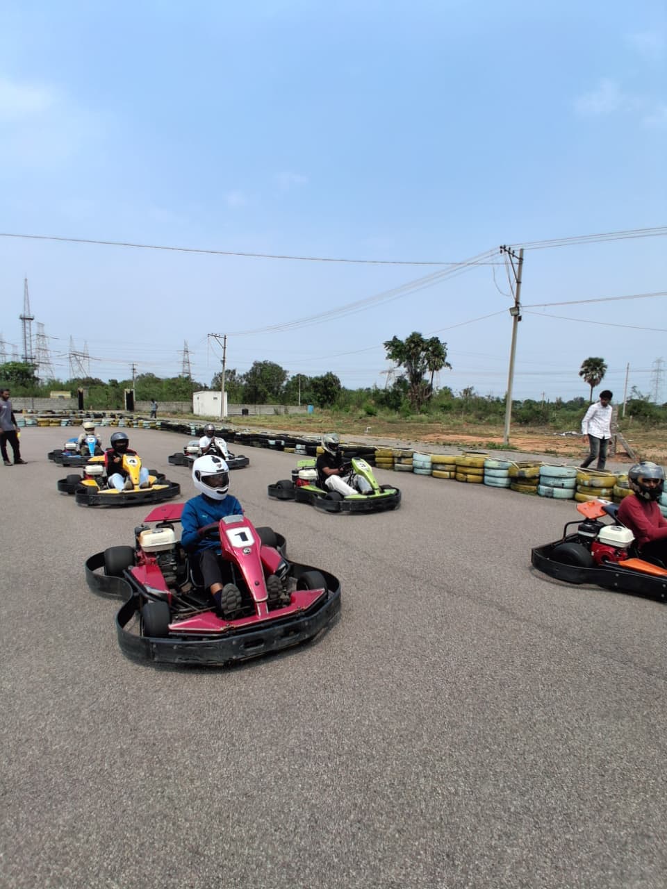 Hyderabad Academy – Kart grid lineup