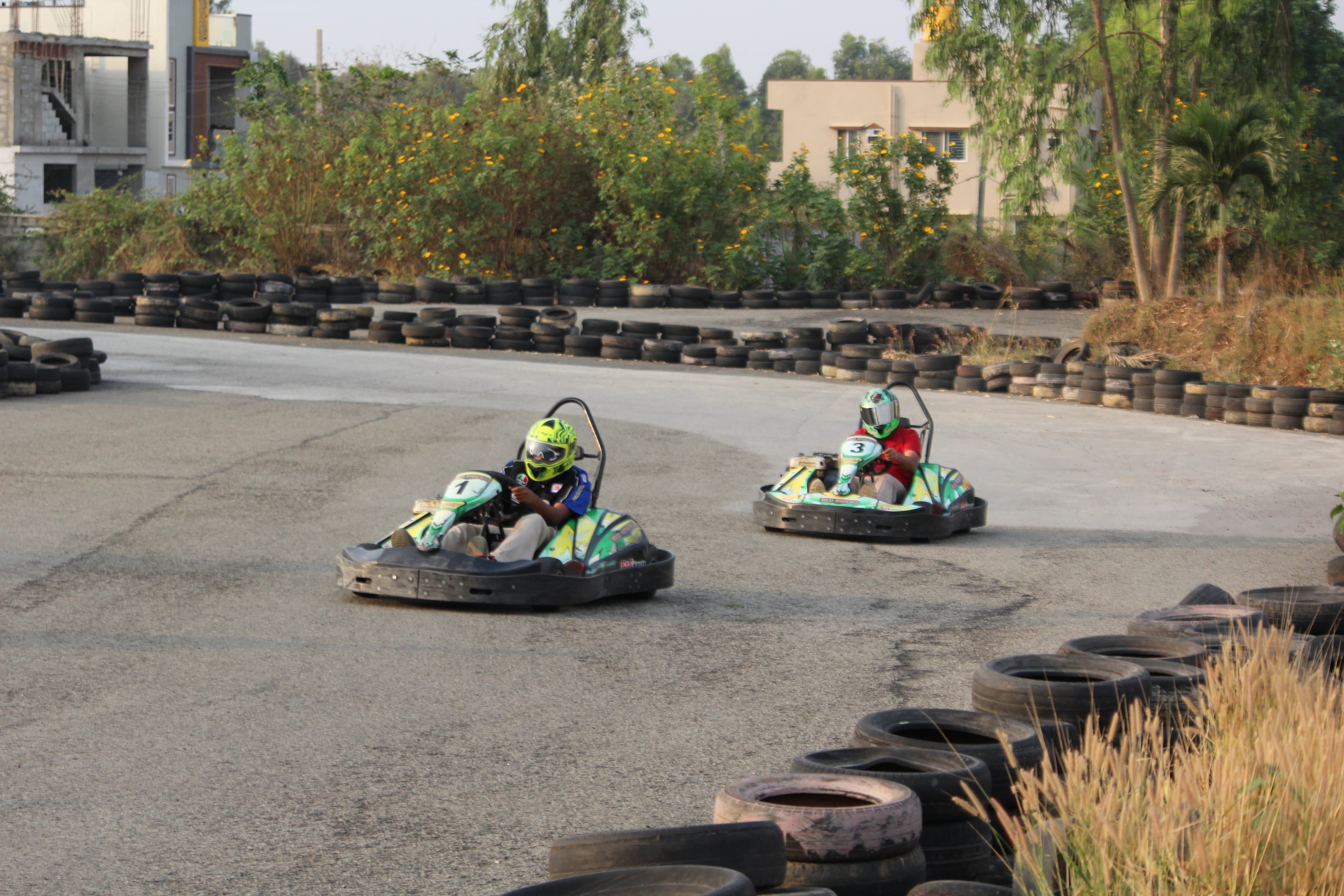 Summer Camp – Karting race action