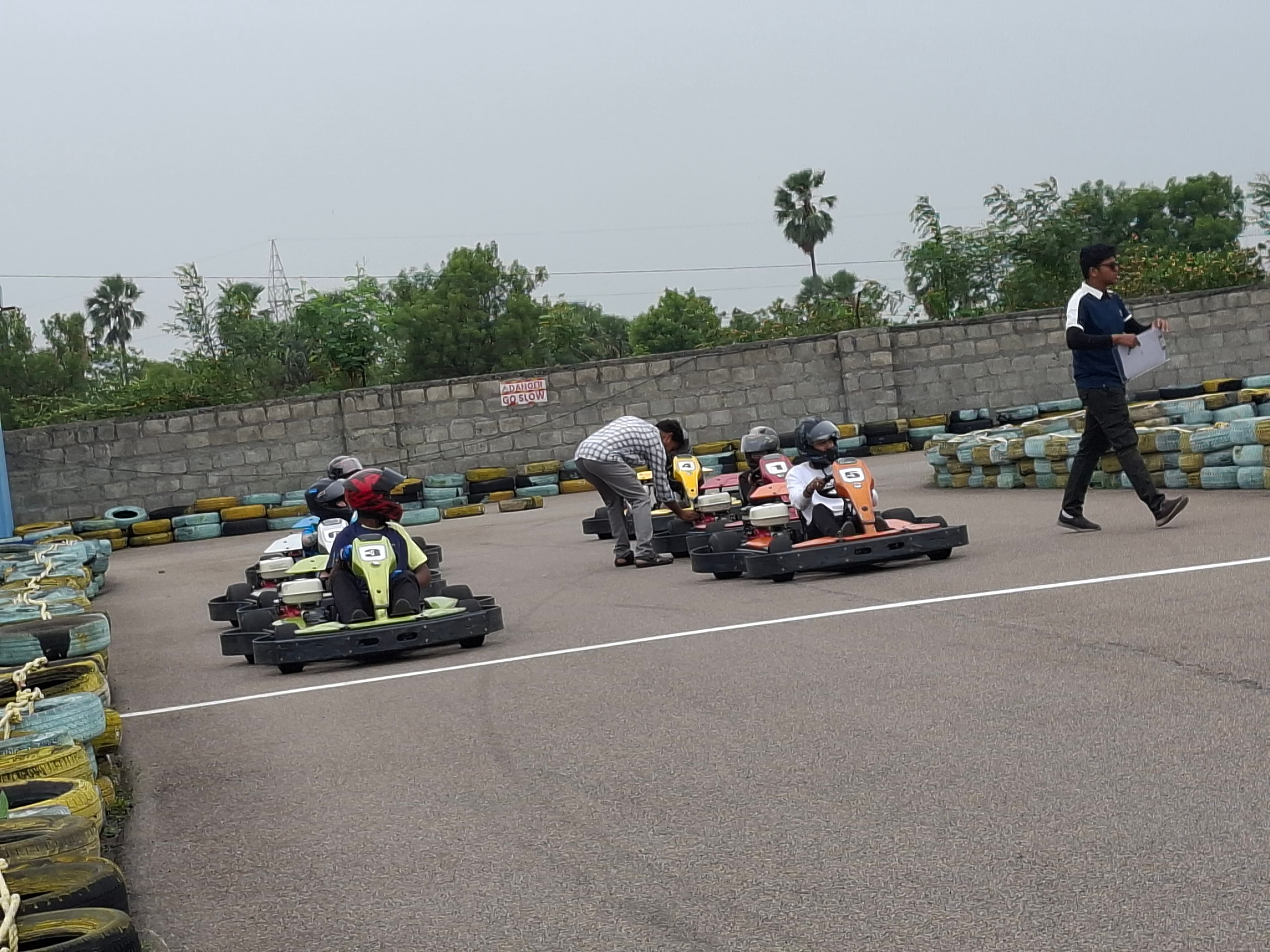 Hyderabad Karting Academy 2.0 — on track