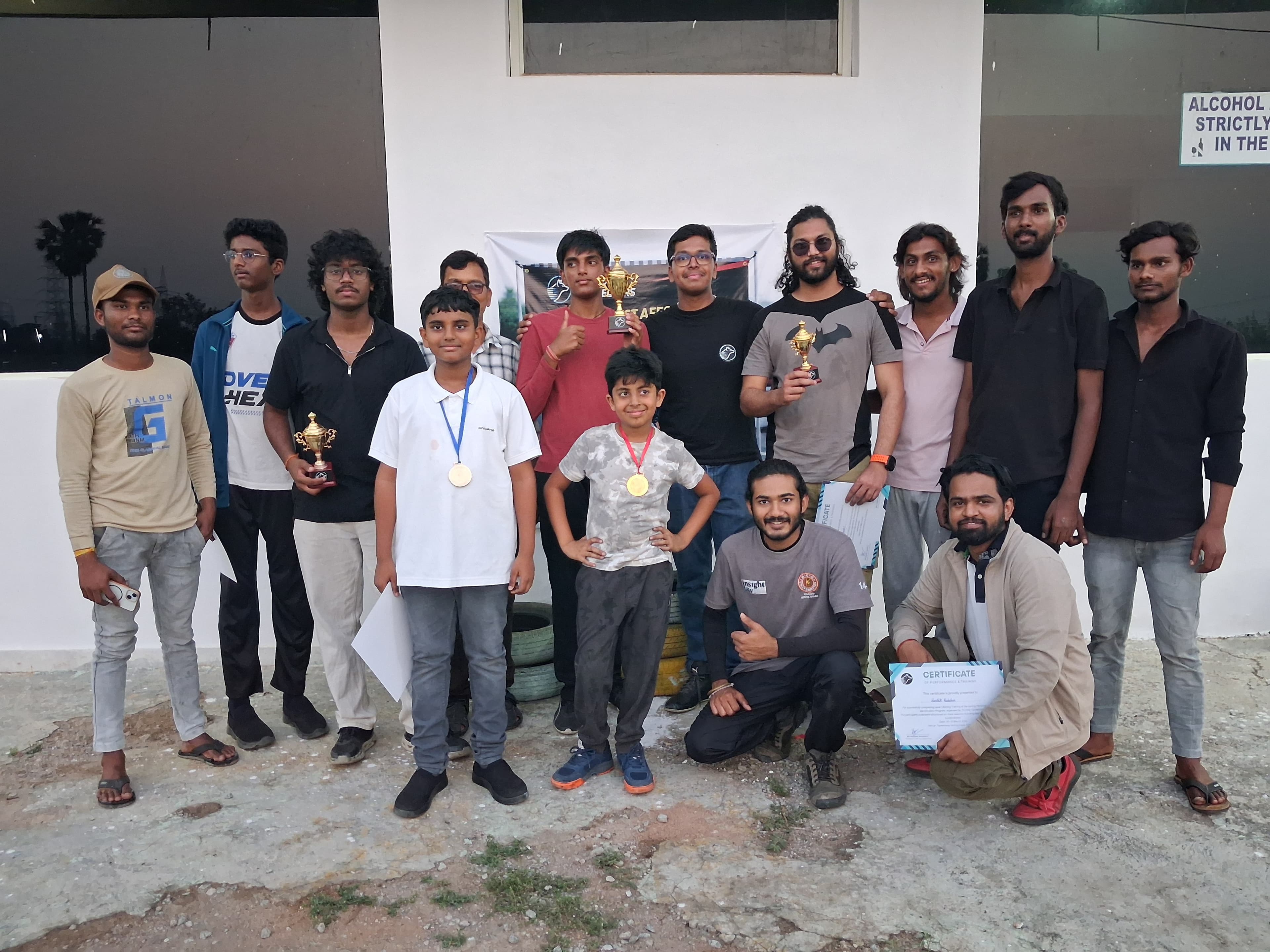 Hyderabad Karting Academy — track action