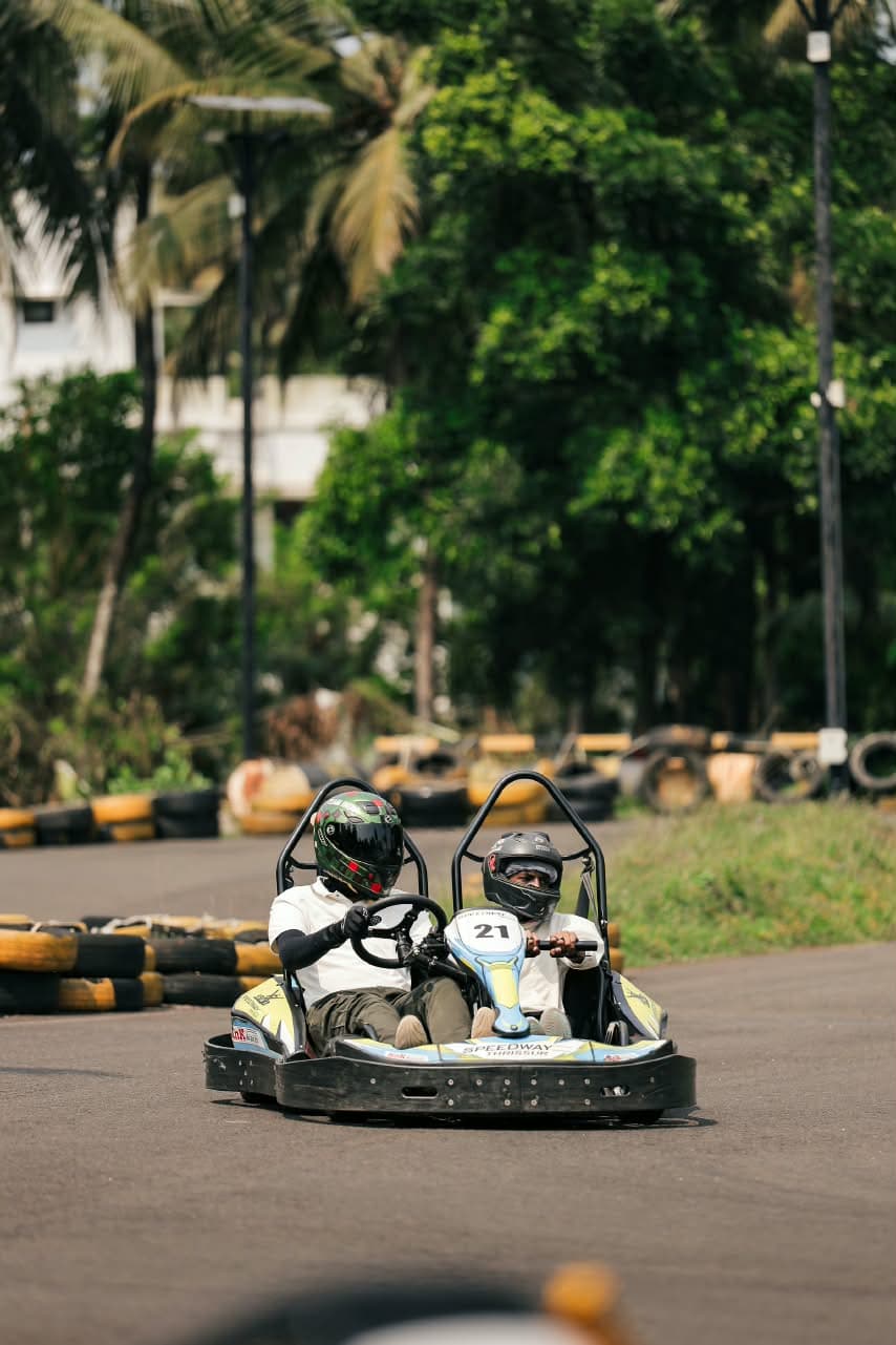 Thrissur Karting Academy — on track