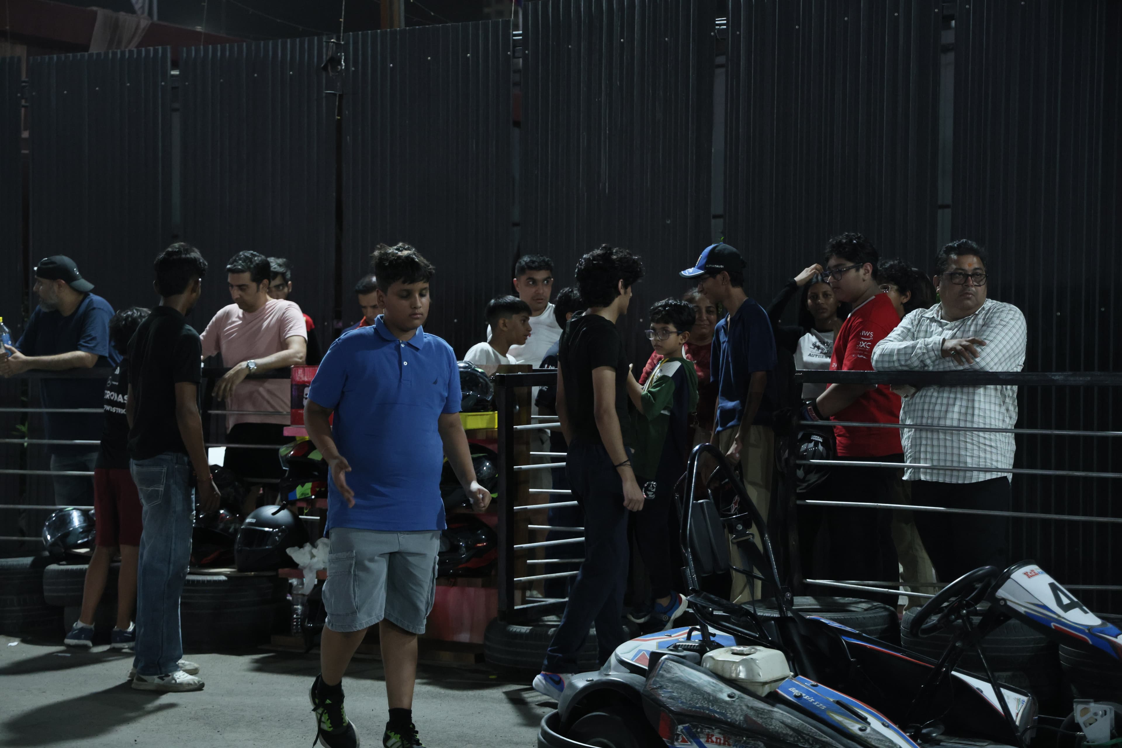 Race completion and action